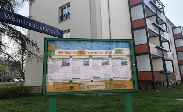 Miethäuser dominieren das Straßenbild der Weintraubenstraße, Foto: L. Ludwig
