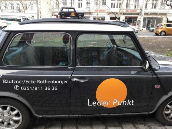 Der markante Mini wird auch künftig durch die Stadt fahren.