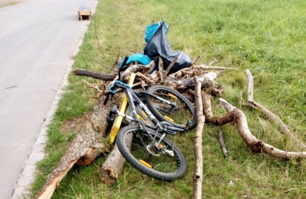 Fundsachen: In der Elbe ein Fahrrad, im Alaunpark viele Taschen, Schlüssel, Pässe. - Foto: Rainer Pietrusky 