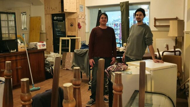 Stefan Graumüller und Matthias Mandlmeier  wollen das V-Cake im Januar wieder eröffnen.