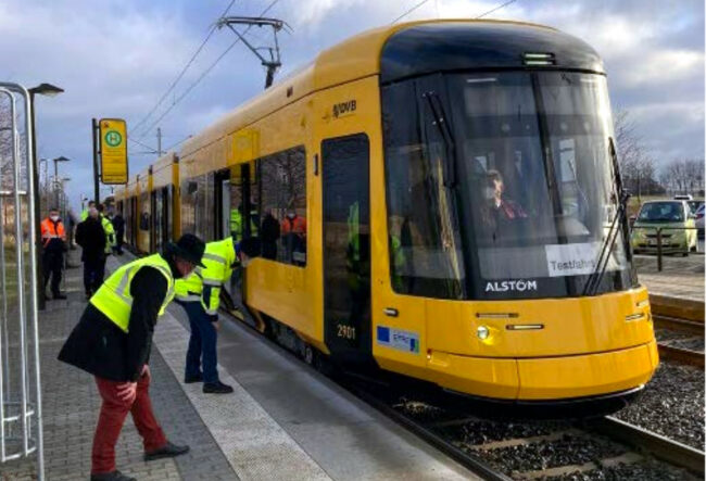 Die neue Stadtbahn soll noch in diesem Jahr regulär fahren, allerdings nicht auf der Neustädter Seite.