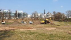 Alaunplatz soll zum Alaunpark werden Arbeiten am Alaunplatz