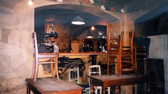 Café ReiterIn auf der Kamenzer Straße in den frühen 1990ern. Foto: Kurzer