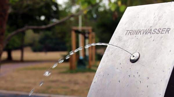 Trinkwasserbrunnen im östlichen Bereich des Alaunplatzes