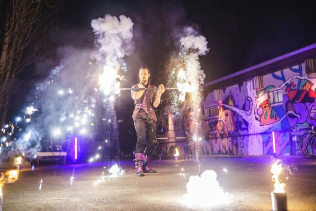 Feuershow von TwoElements