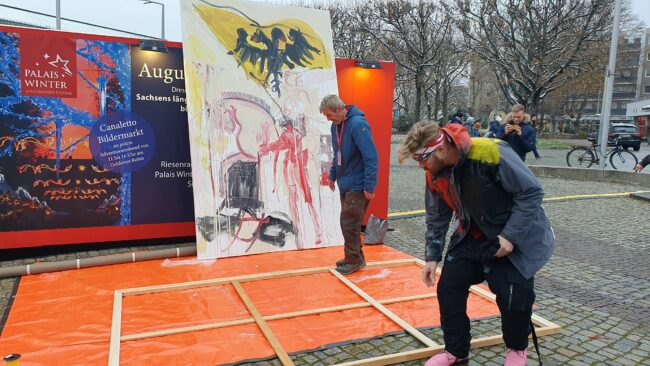 Esteban Velazquez von Wilhelm beim Bildermarkt am 3. Dezember