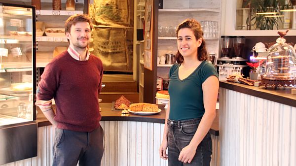 Zwei vom Vierer-Glocken-Team: Tino Götz und Lisa Schaefer.