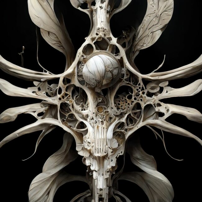 Peter Barczewski, Entfaltung_01, 2022, Print mit ultrachromen Pigmenten auf Leinwand, 140 x 140 cm.