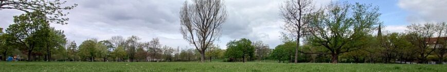Alaunplatz im Frühling
