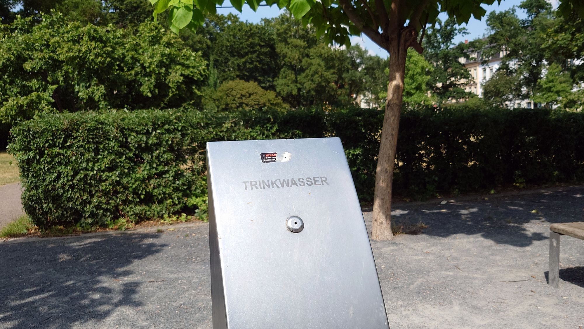 Trinkbrunnen auf dem Alaunplatz