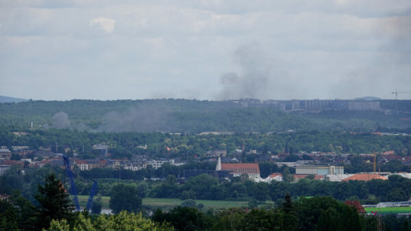 Brand am Hammerweg – Foto: Roland Halkasch