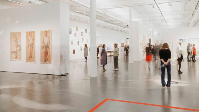 Ukrainische Kunst im Albertinum. Foto: Iona Dutz