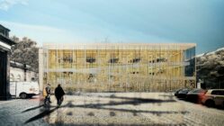 Finanzierung für Fahrradparkhaus wackelt So soll das Fahrrad-Parkhaus mal aussehen. Skizze: Knerer und Lang Architekten