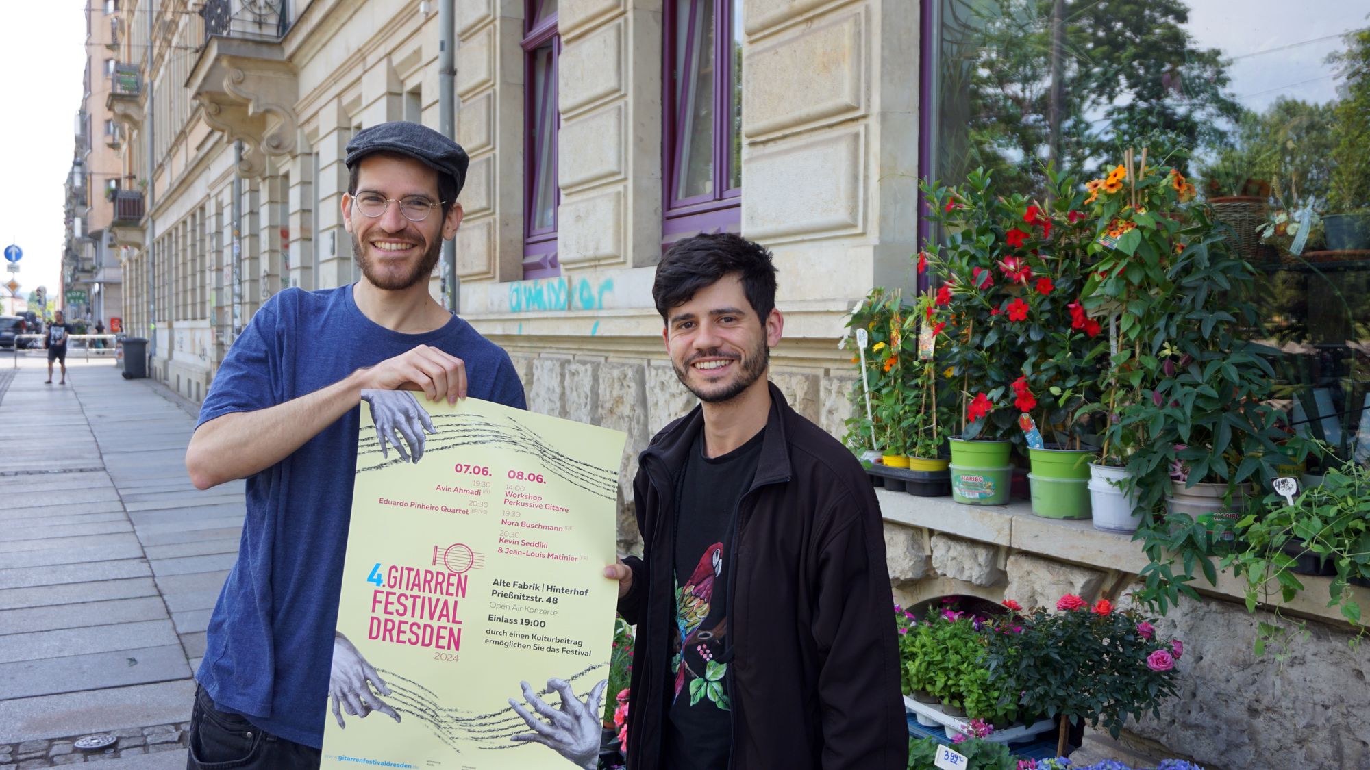 Das Festival ist das „Baby“ der beiden befreundeten Gitarristen. Foto: Elisabeth Renneberg