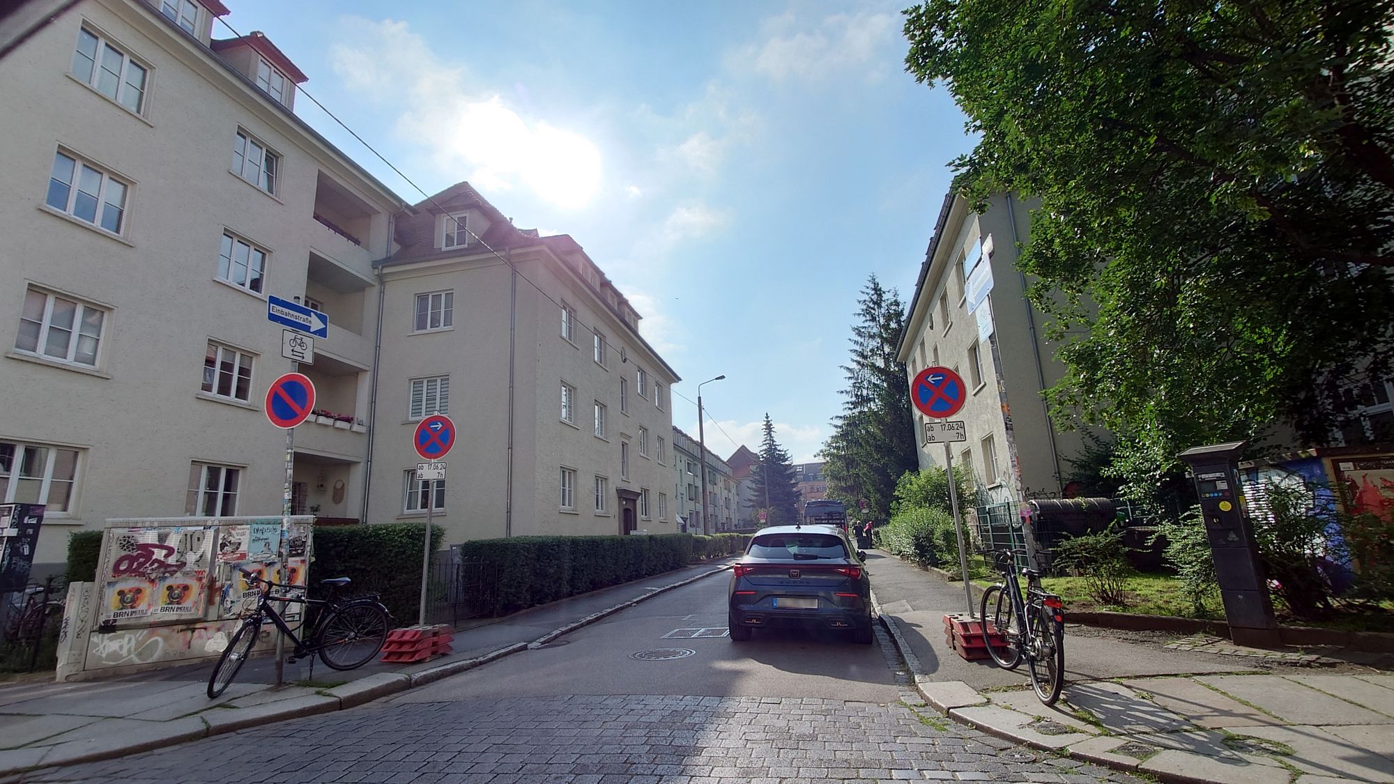 Ab Donnerstag Baustelle an der Förstereistraße, Ecke Timaeusstraße - Foto: Anton Launer