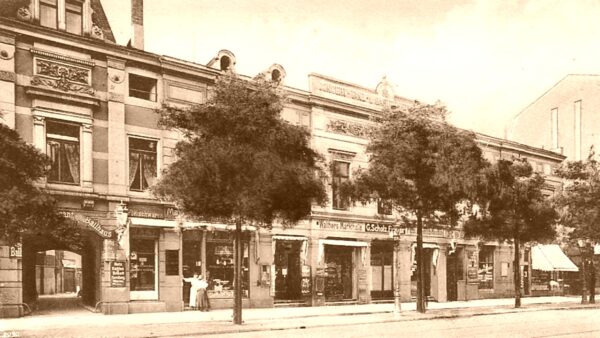 Konzert, Ball- und Gartenetablissement "Ballhaus" Dresden-Neustadt - zeitgenössische Postkarte