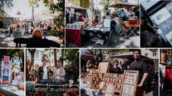 Eindrücke von vergangenen Kunst-Floh-Märkten - Fotos: Synthēse e.V.