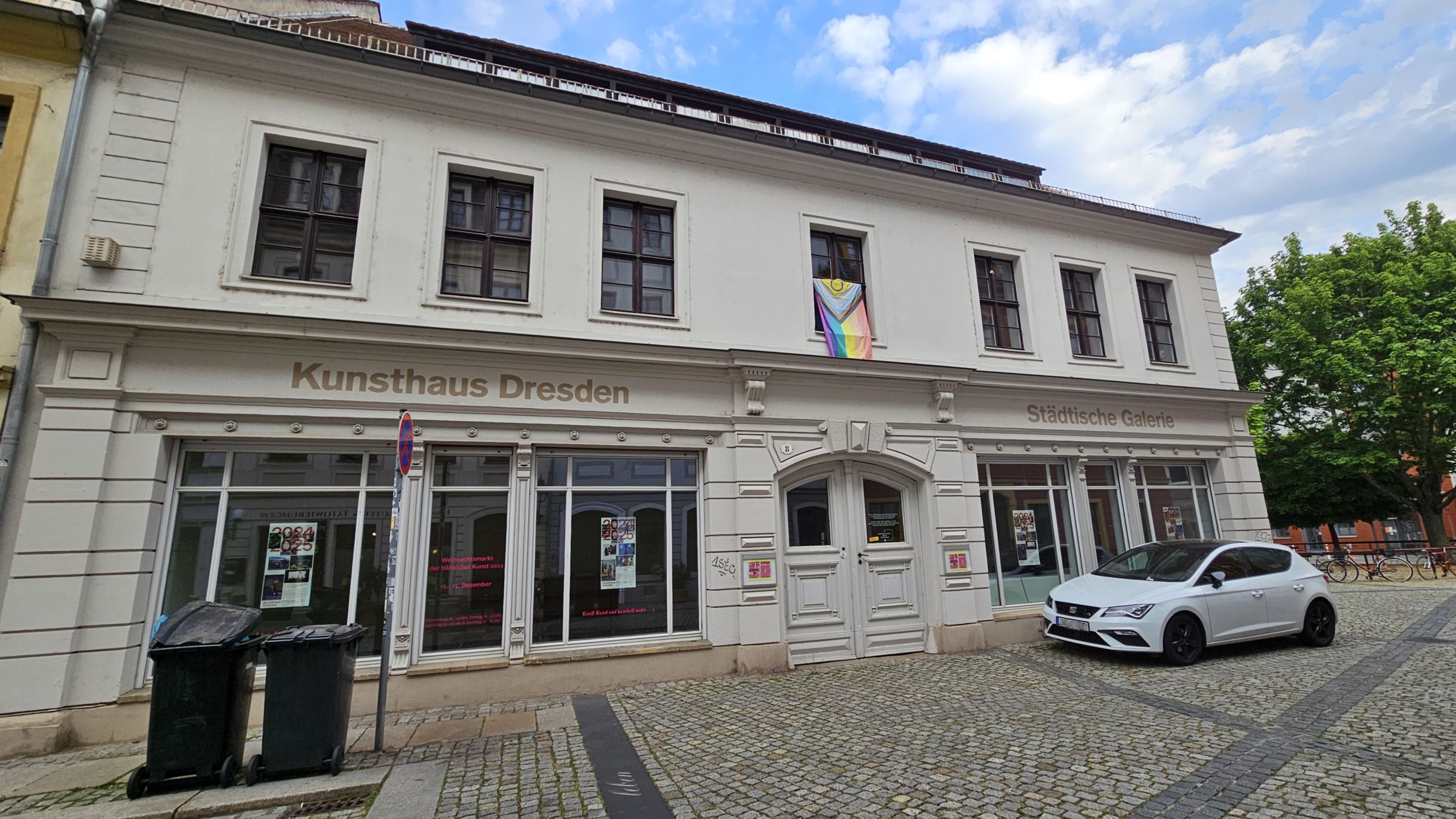 Aus dem Kunsthaus auf der Rähnitzgasse  wird im September das "Haus der Brücke" - Foto: Anton Launer