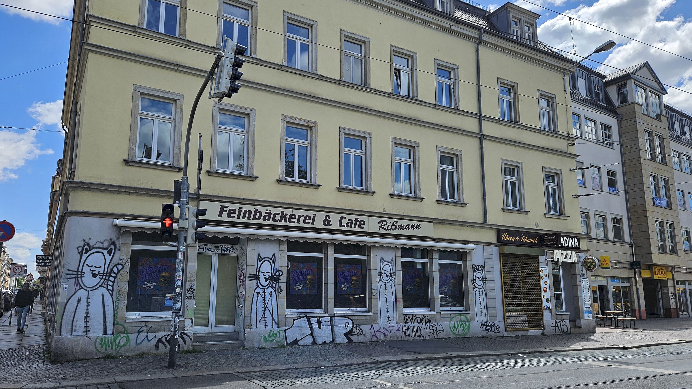 Von 1908 bis 2021 gab es hier Brötchen in der Bäckerei Rissmann. Foto: Anton Launer
