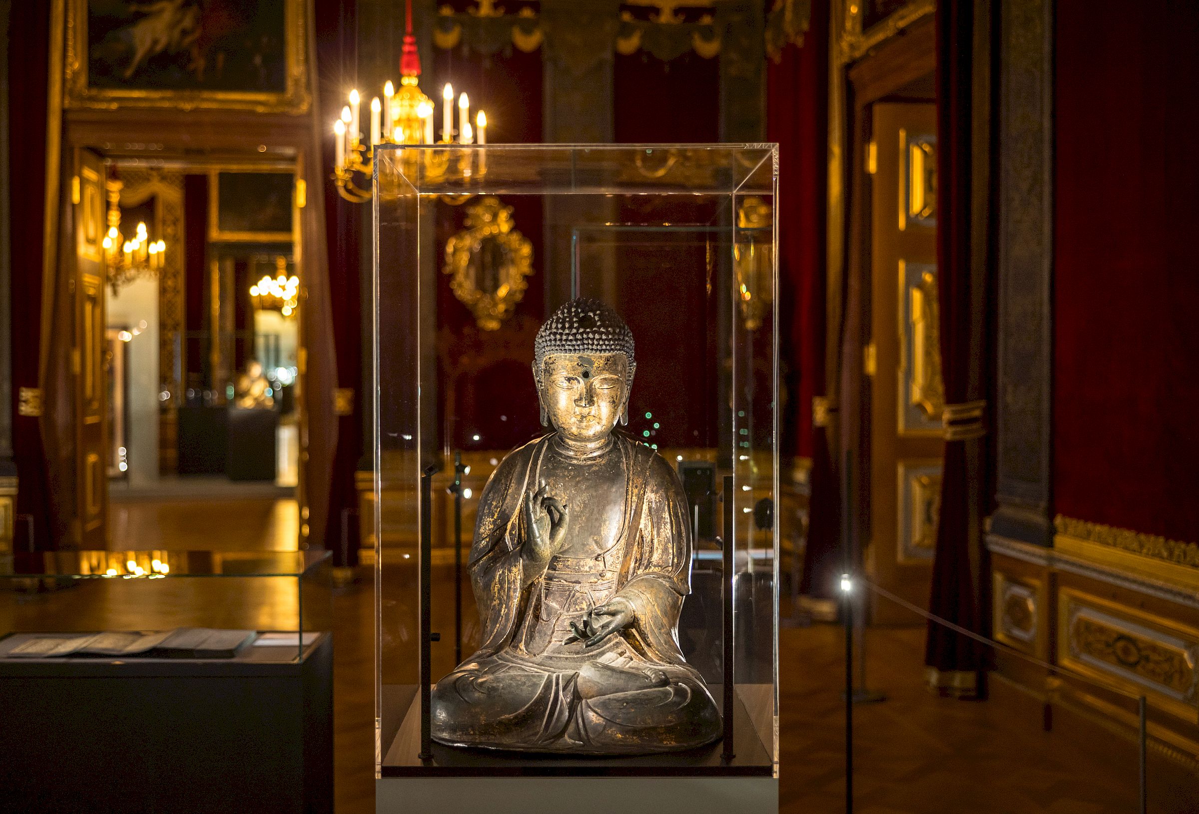 Ausstellungsansicht "100 Ideen von Glück. Kunstschätze aus Korea", Paraderäume und Sponselraum im Residenzschloss Dresden - Foto: SKD/Oliver Killig