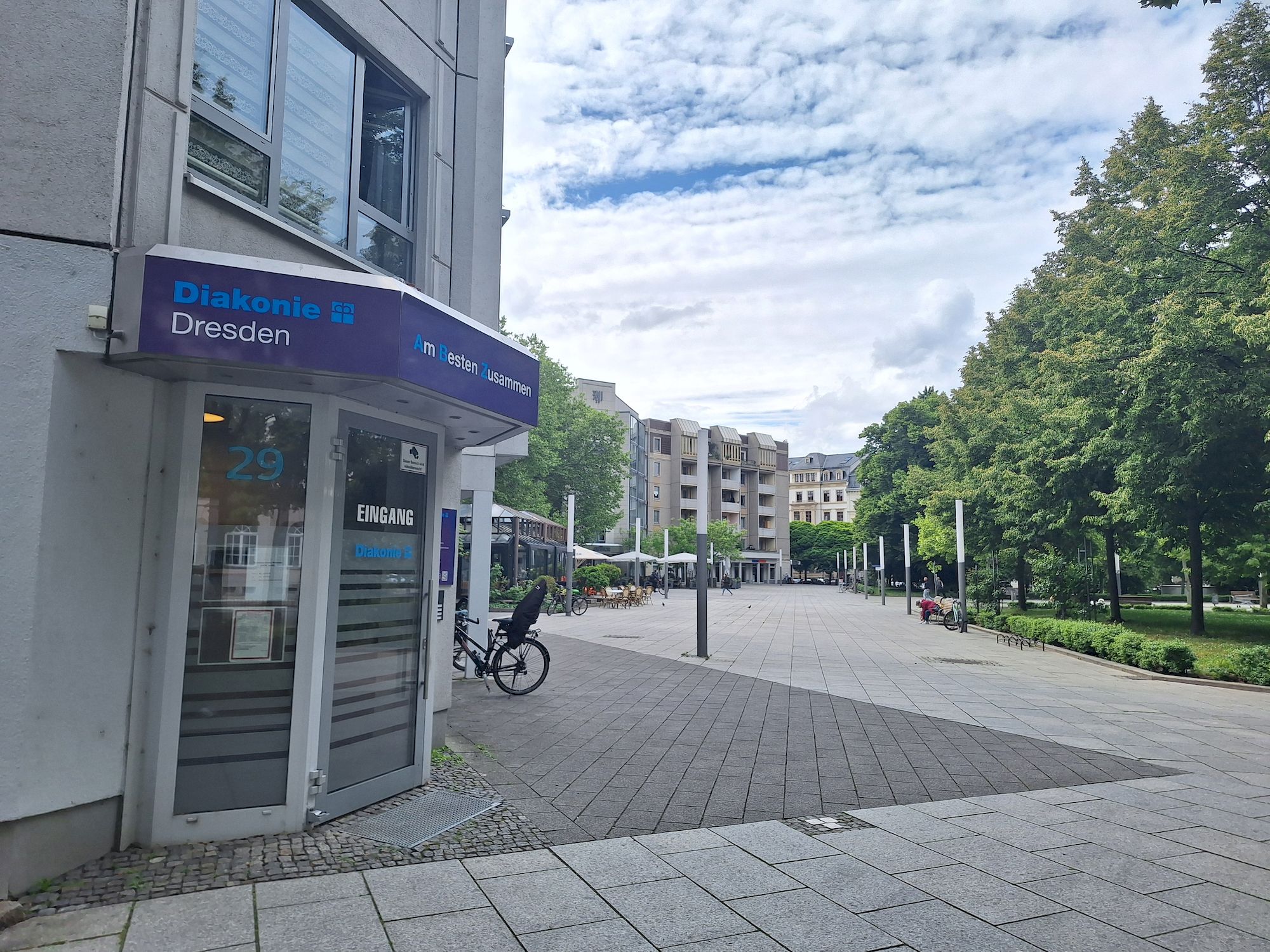 Das ABZ der Diakonie: Begegnungs- und Probenraum.