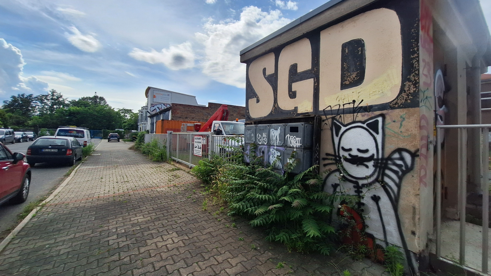 Was nicht genutzt wird, wurde wenigstens gestaltet. 