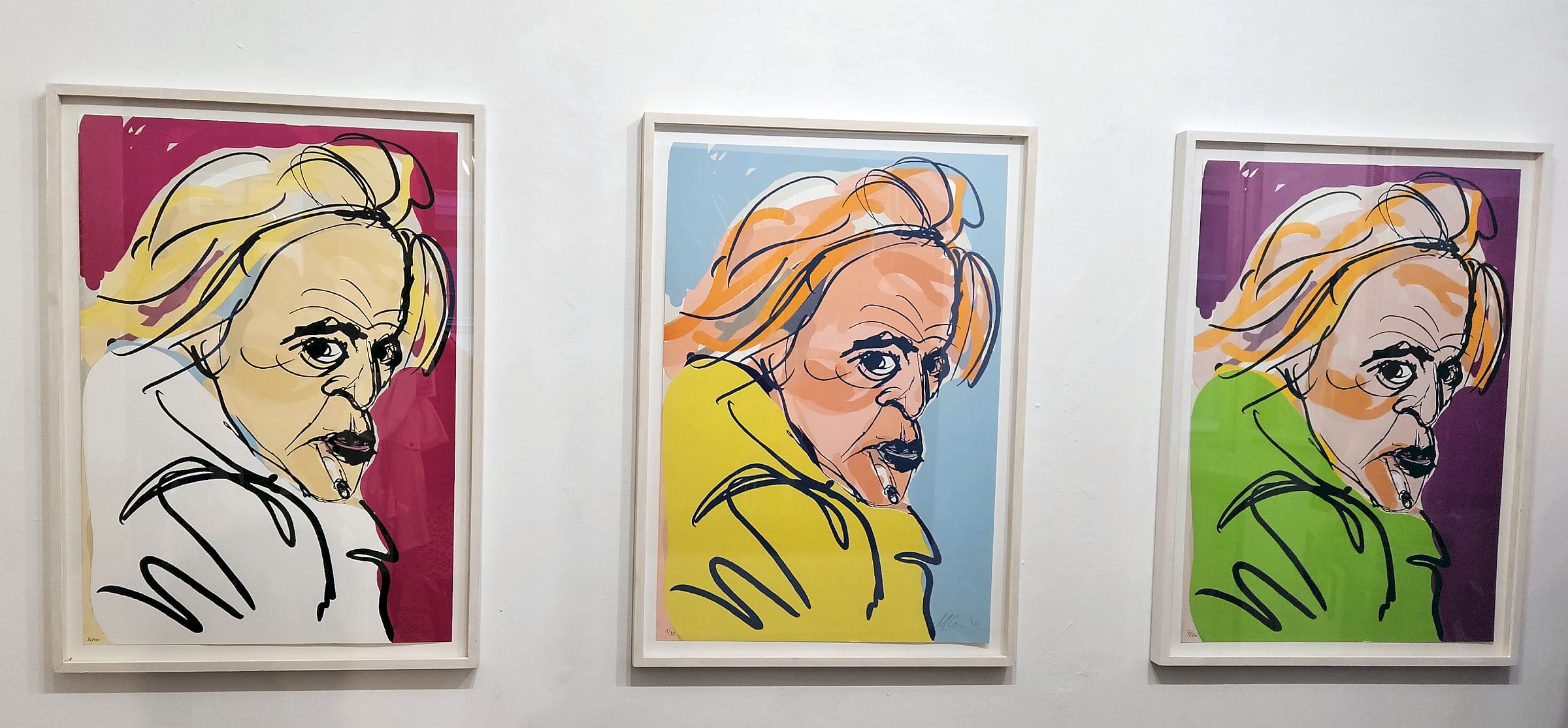 Die vielleicht namensgebenden Bilder: Mal doch, Du dumme Sau! - Foto: Anton Launer