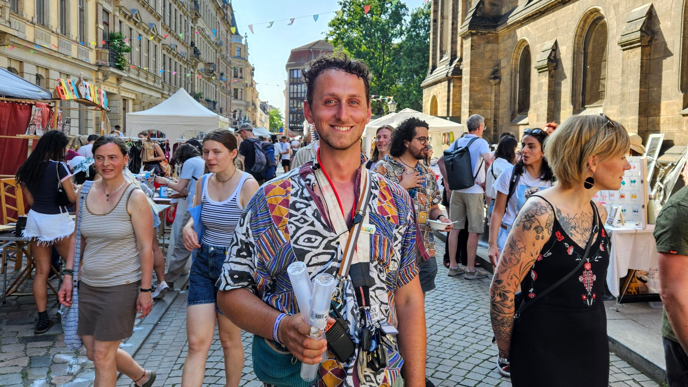 Fest-Hauptorganisator Paul-Noah Brunn - Foto: Anton Launer