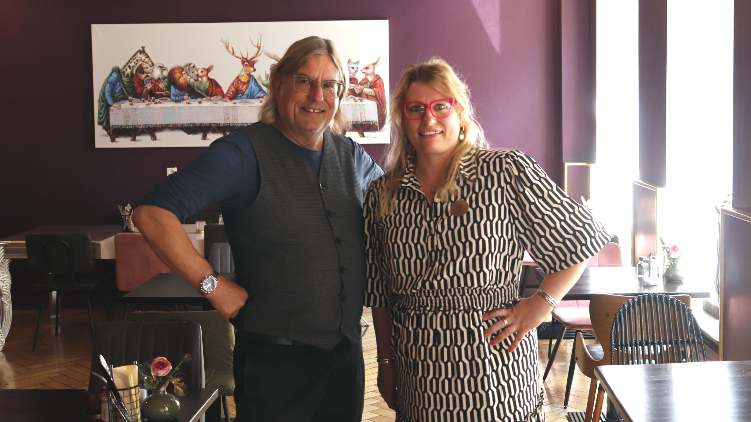 Führen das Hotel familiär: Vater Ferenc und Tochter Luisa - Foto: Anton Launer