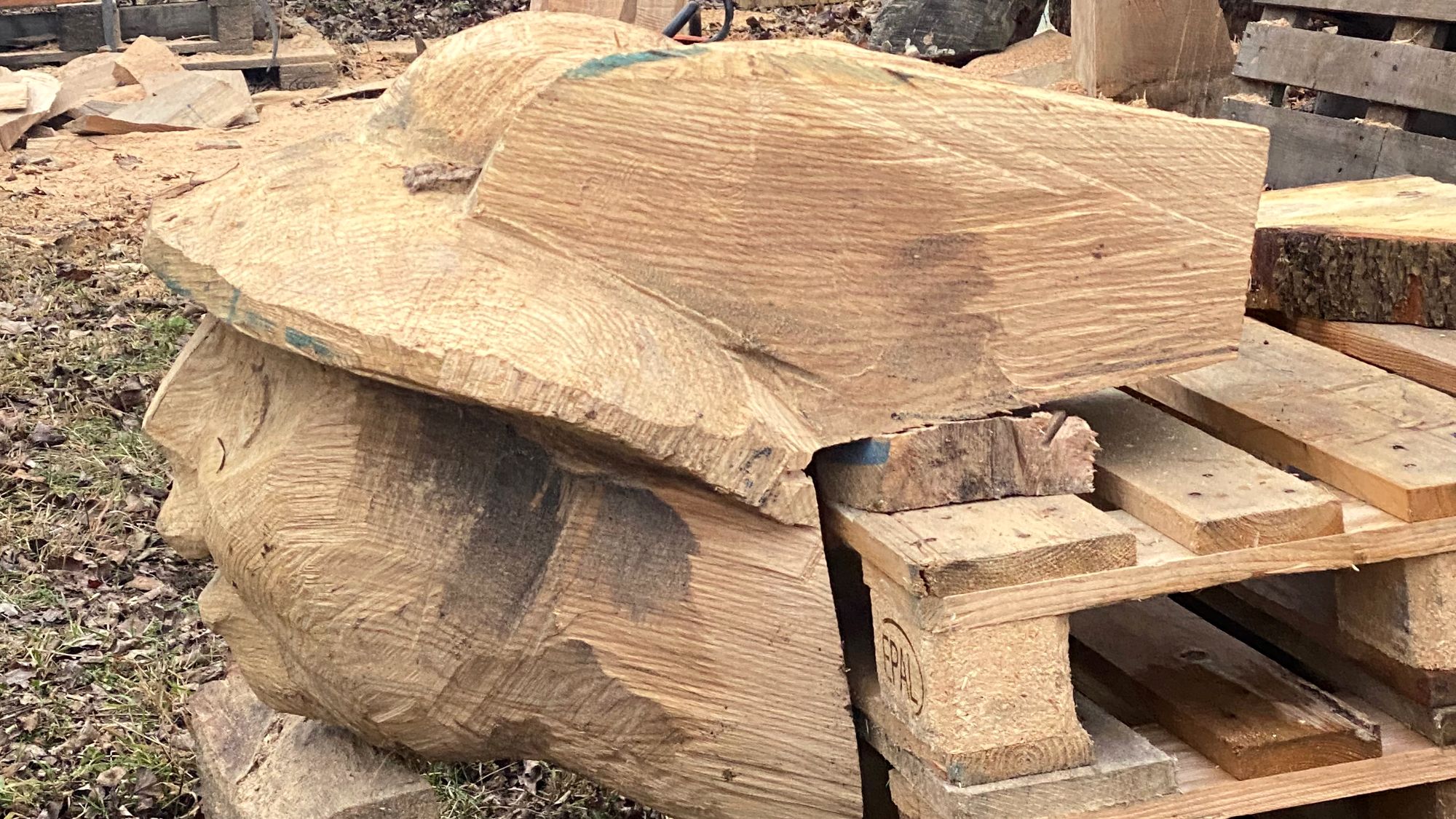 Der Kopf ist einer von vier Körperteilen, die neu gemacht worden sind. 