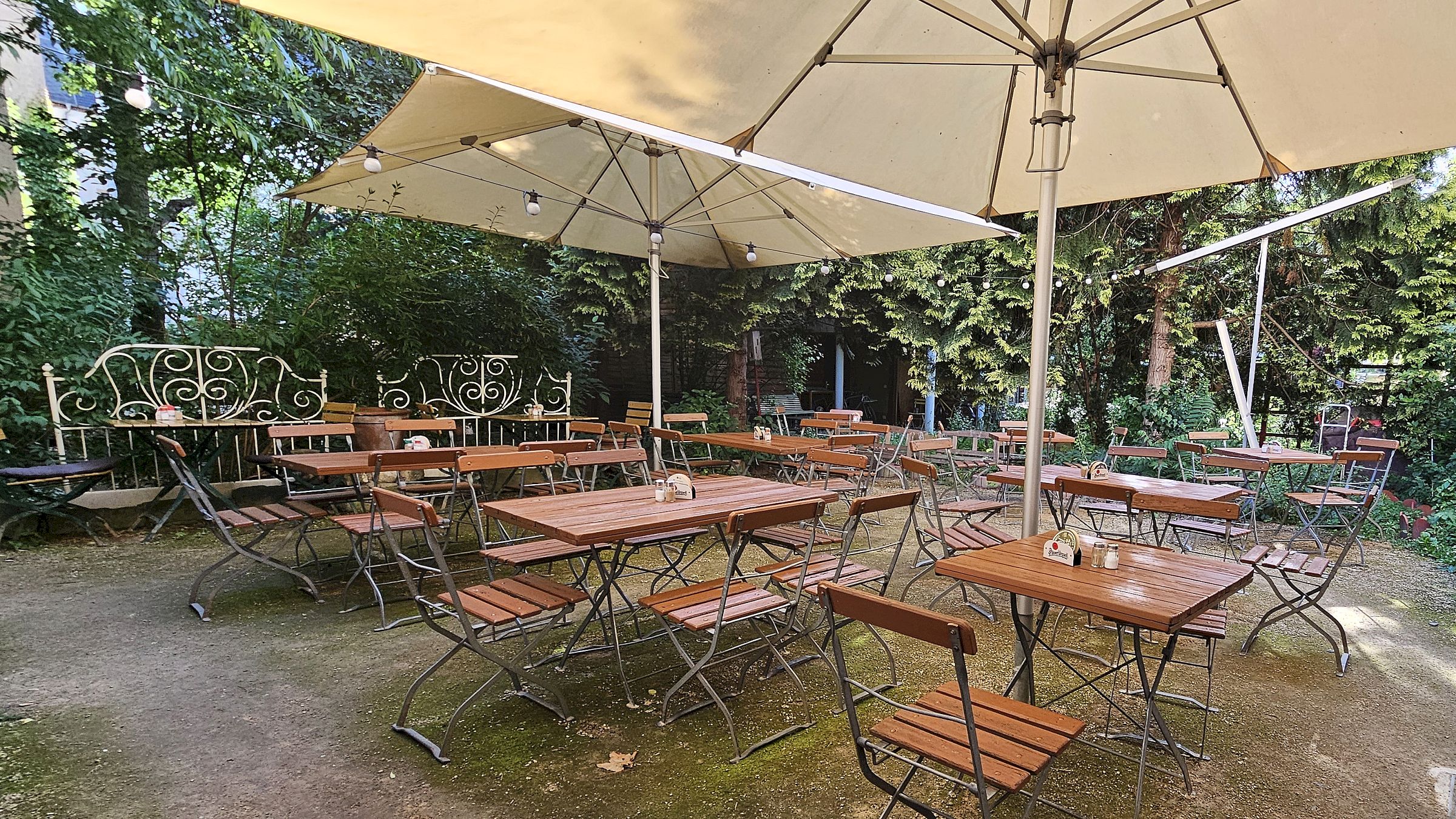 Biergarten im Bischof - Foto: Anton Launer