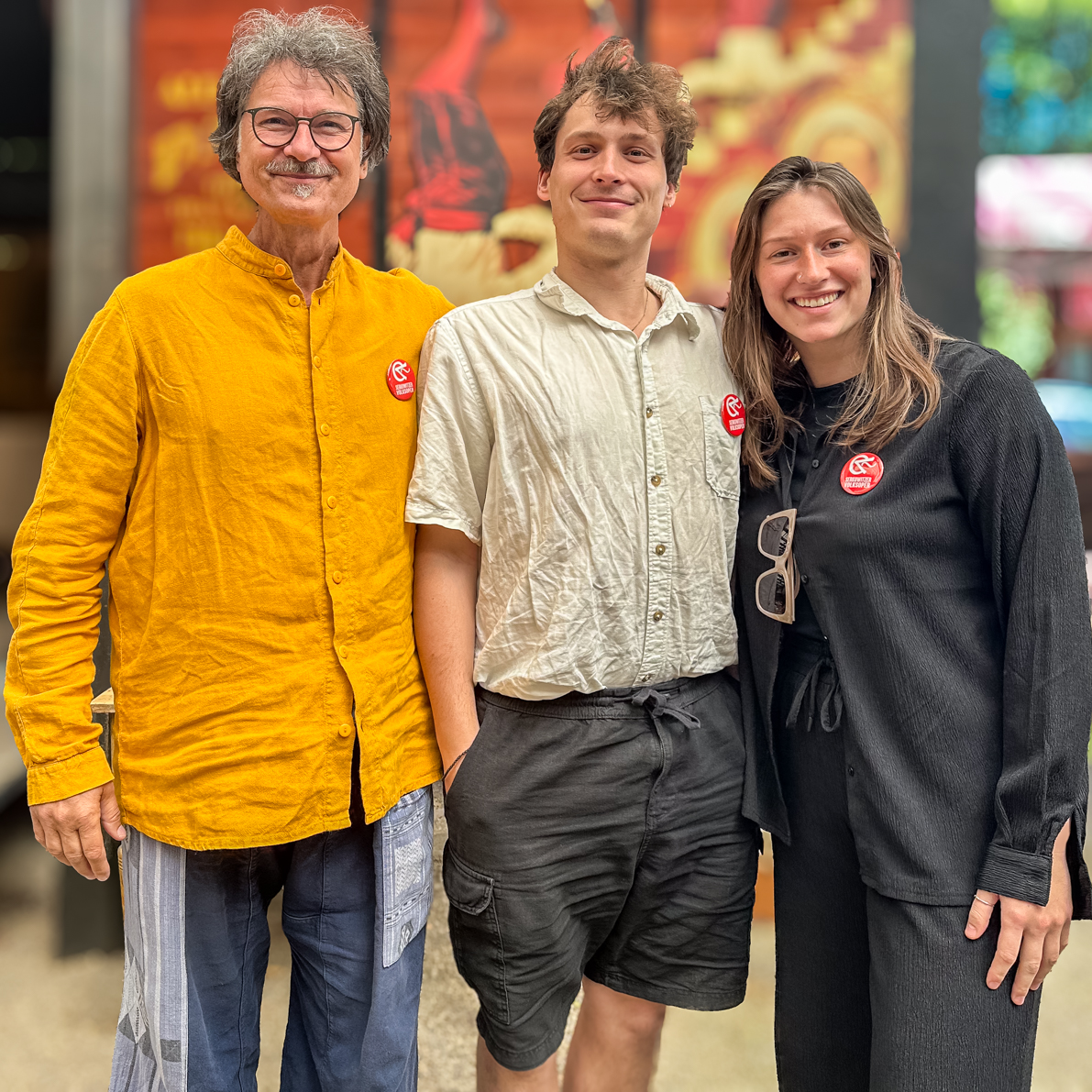 Die Kersten-Family macht Musik (Milko), Regie (Clermens) und Maske (Mia) – Foto: Ulrich van Stipriaan