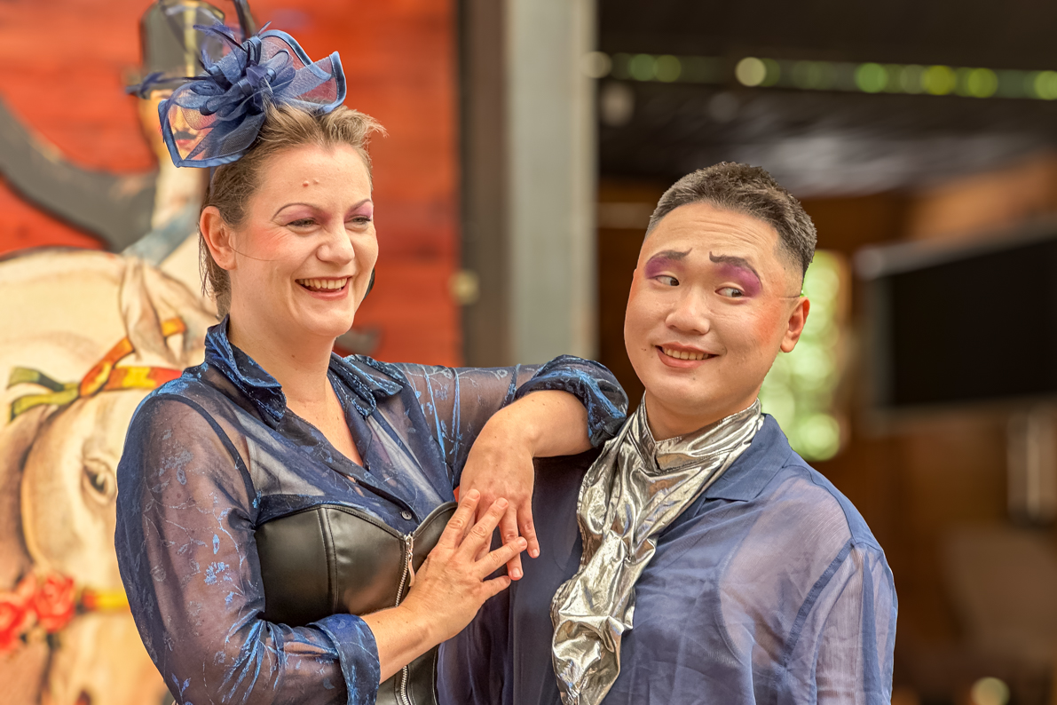 Kota Katsuyama und Maria Perlt-Gärtner – Foto: Ulrich van Stipriaan