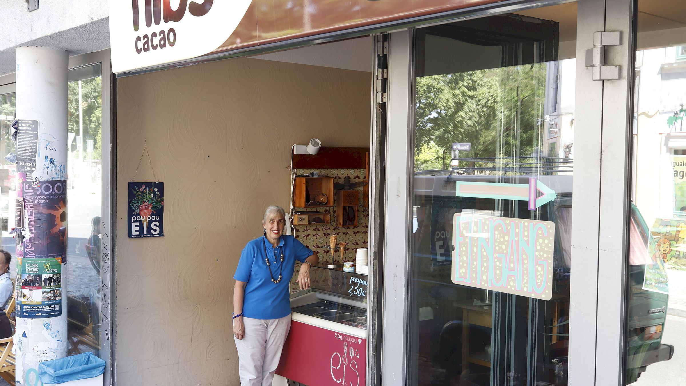 Nibs Cacao - schokoladige Spezialitäten auf der Kamenzer Straße - Foto: Anton Launer