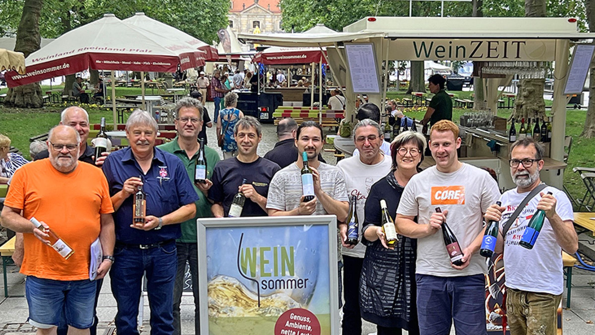 Die Winzerinnen und Winzer freuen sich auf den Weinsommer auf der Hauptstraße - Foto: PR/Weinsommer