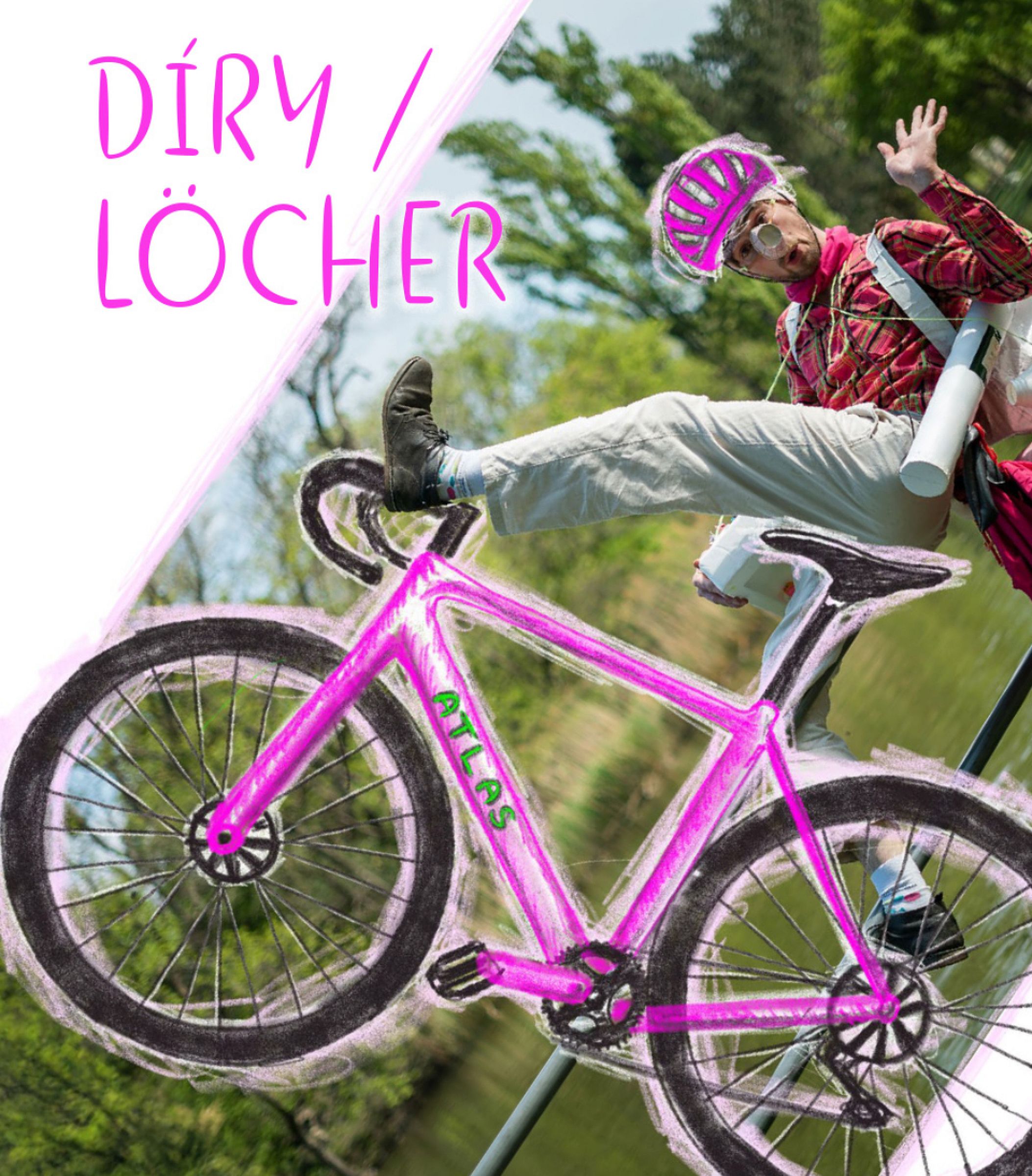 Díry/Löcher auf Atlas-Cargo-Bike-Tour - Foto: PR