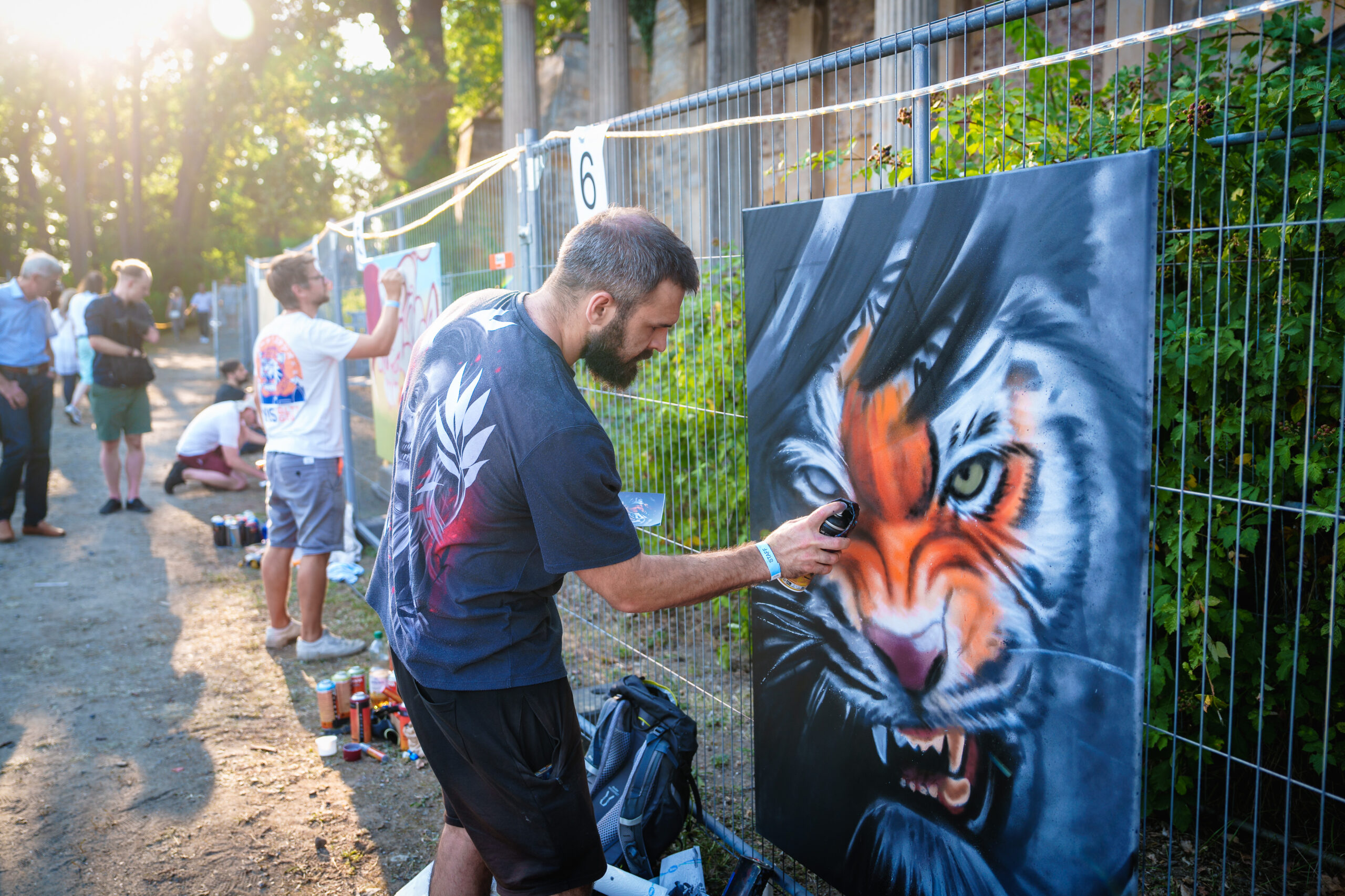 Live und Open Air: Graffitikünstler vom Spike e.V. - Foto: PR, Schlössernacht, Michael Schmidt