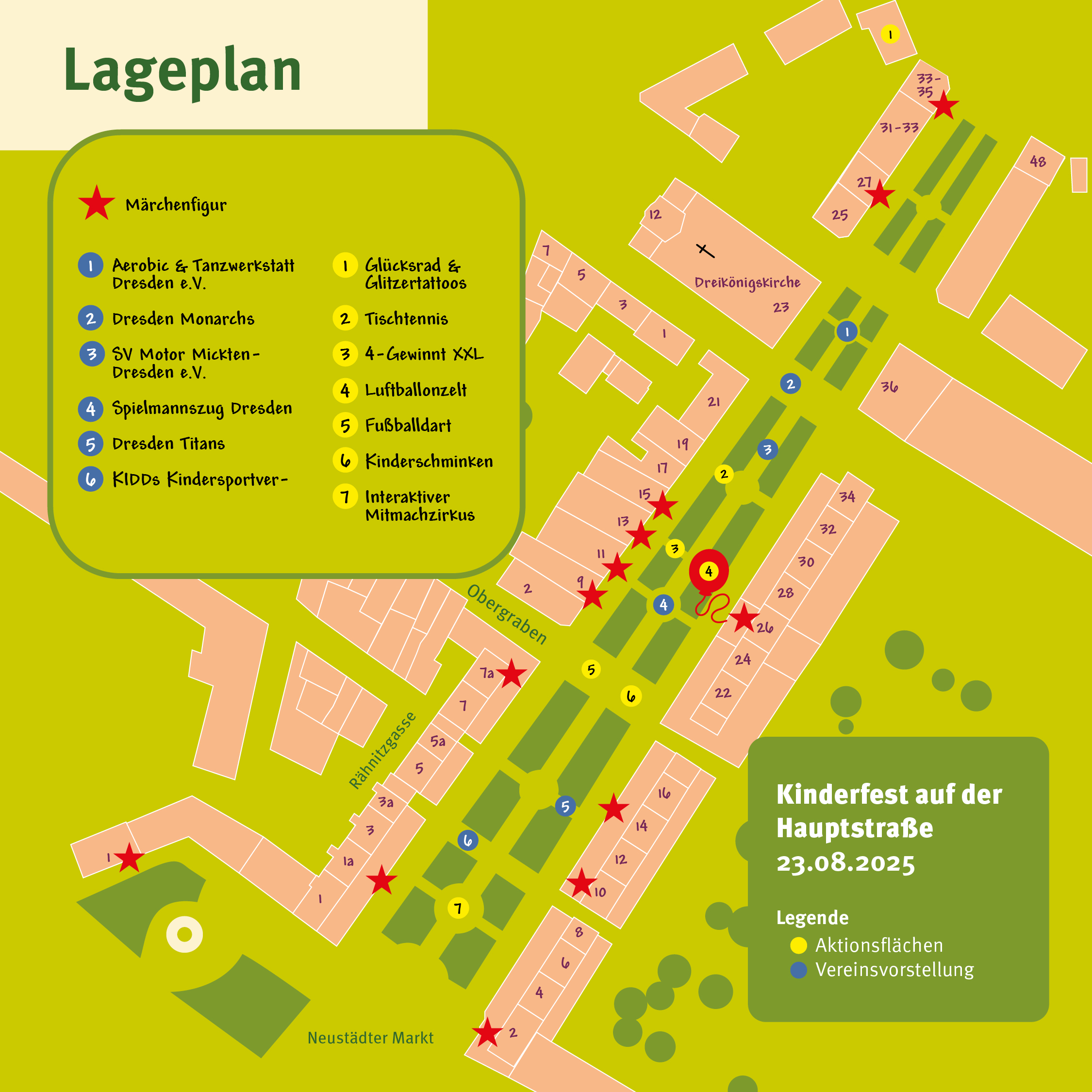 Lageplan des Kinderfestes