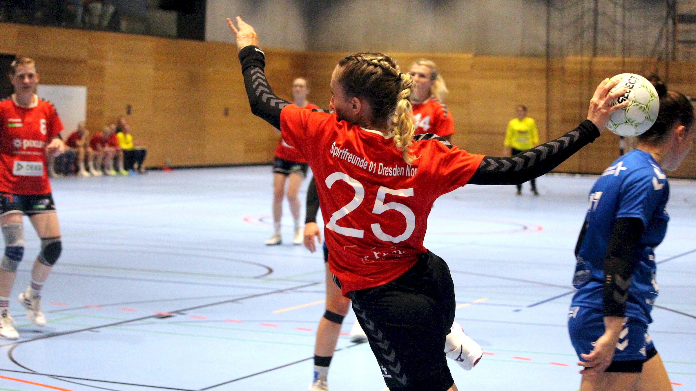 Mit einem 28:25-Sieg melden sich die Sporties wieder zurück. Foto: Sportfreunde 01