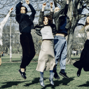 Die Crew im Sprung. Foto: B56