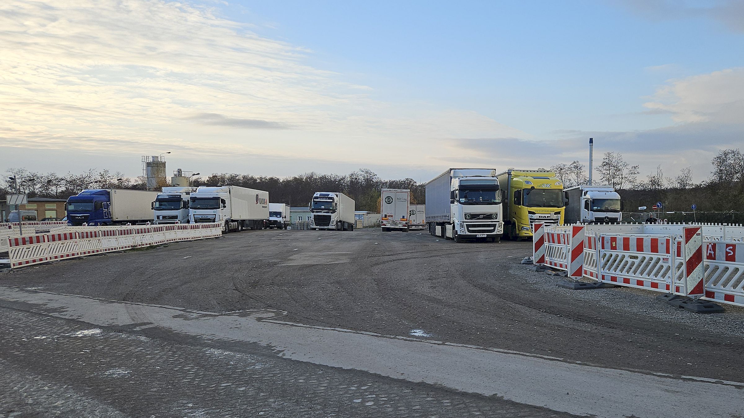 Vorabfertigung des Zollamtes mit Parkplatz am Hammerweg - Foto: Archiv Anton Launer