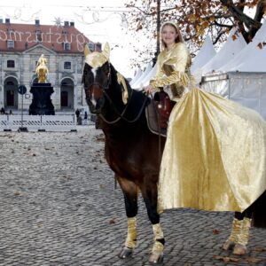 Goldene Reiterin Emma auf Wallach Apollo. Foto: Anton Launer