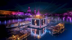 „Elbzauber“ – ein neues Großevent Elbzauber wegen Niedrigwasser abgesagt. KI-Animation: Weiße Flotte Sachsen