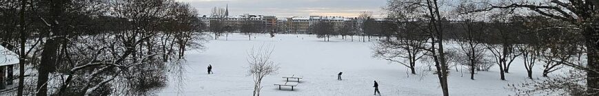 Winterlicher Alaunplatz im Januar 2026