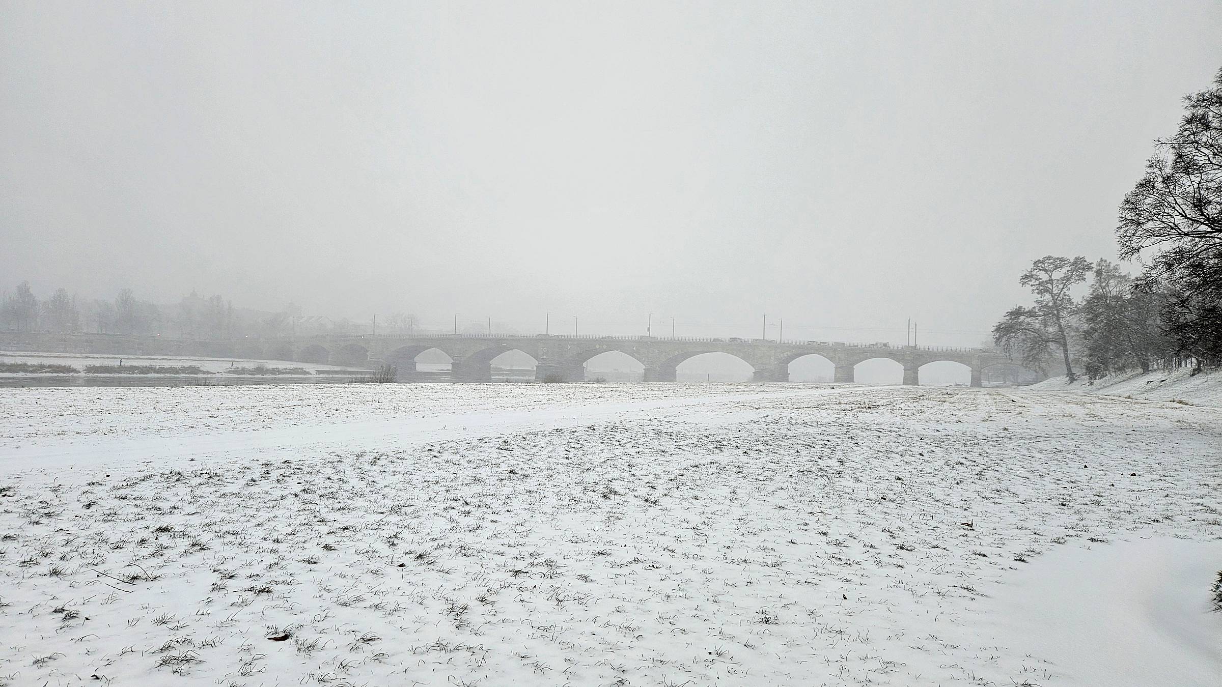 Dresden am Freitagmorgen - Foto: Anton Launer
