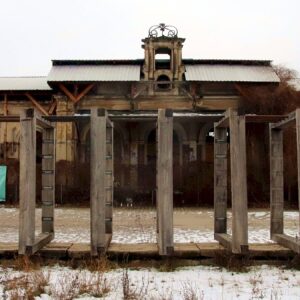 Die Ruine des Alten Leipziger Bahnhofs - hier soll eine Gedenkstätte entstehen. Foto: Anton Launer