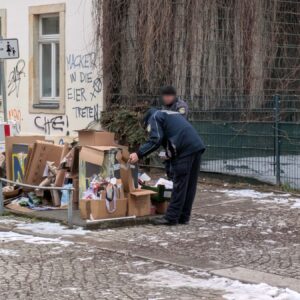 Ablagerungskontrolle auf der Talstraße - Foto: privat
