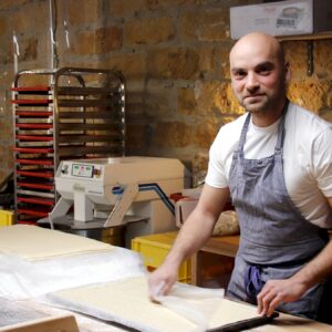 Hoffest mit Werksverkauf in der Königsbrücker Straße Robert Leuschner ist der Pelmonaut - Foto: Anton Launer